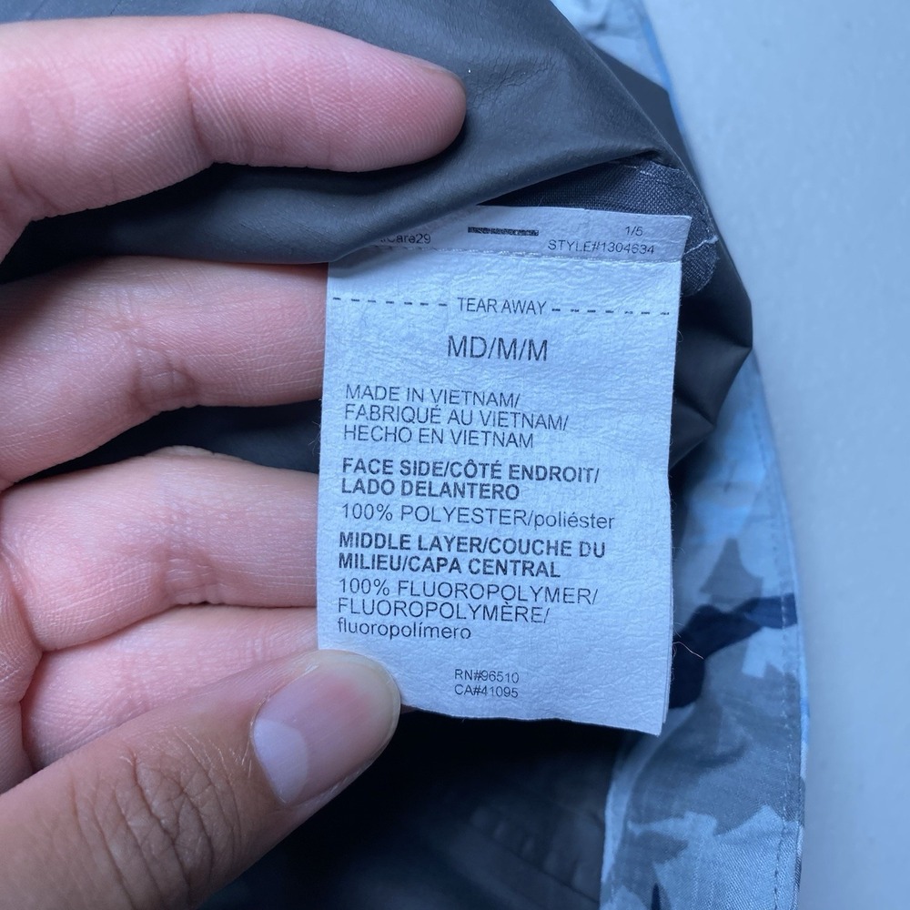 Under Armour Shoreman Rain Jacket Shell M Hydro Camo Gore Tex Gorpcore Utility - Picture 8 of 10